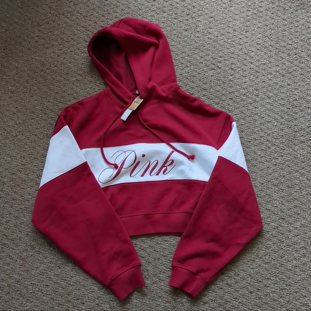 PINK Victoria's Secret cropped hoodie